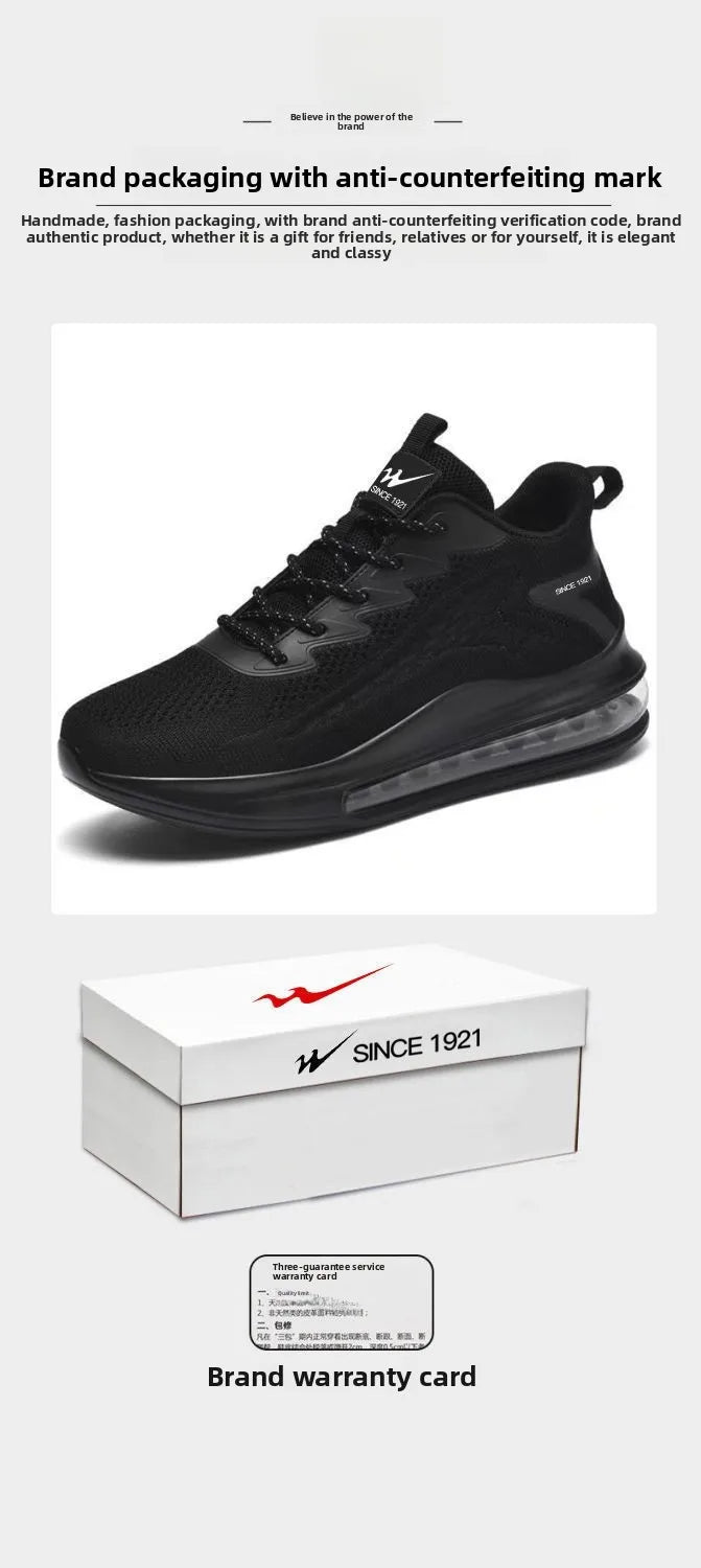 Men's Running Shoes Spring 2026 New Style Shock Absorption Air Cushion Sports Shoes Korean Version Heightening Fashion Casual...
