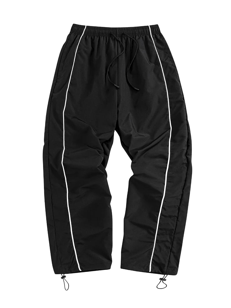 Men's Trendy 2 Piece Tracksuit Set Hooded Full Zip Windbreaker Jacket Coat Tops Quick Dry Athletic Jogger Pants Trousers