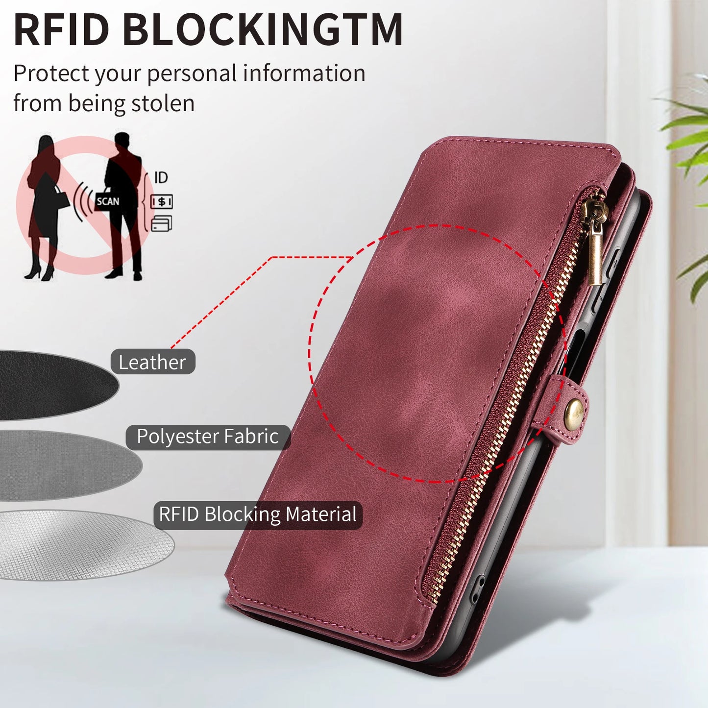 For Xiaomi Redmi Note 15 14 13 15C Poco X7 Pro F5 12 13C 14C 13T 15T Plus 5g Cases 4g Leather Wallet Card Holder Flip Phone Bags