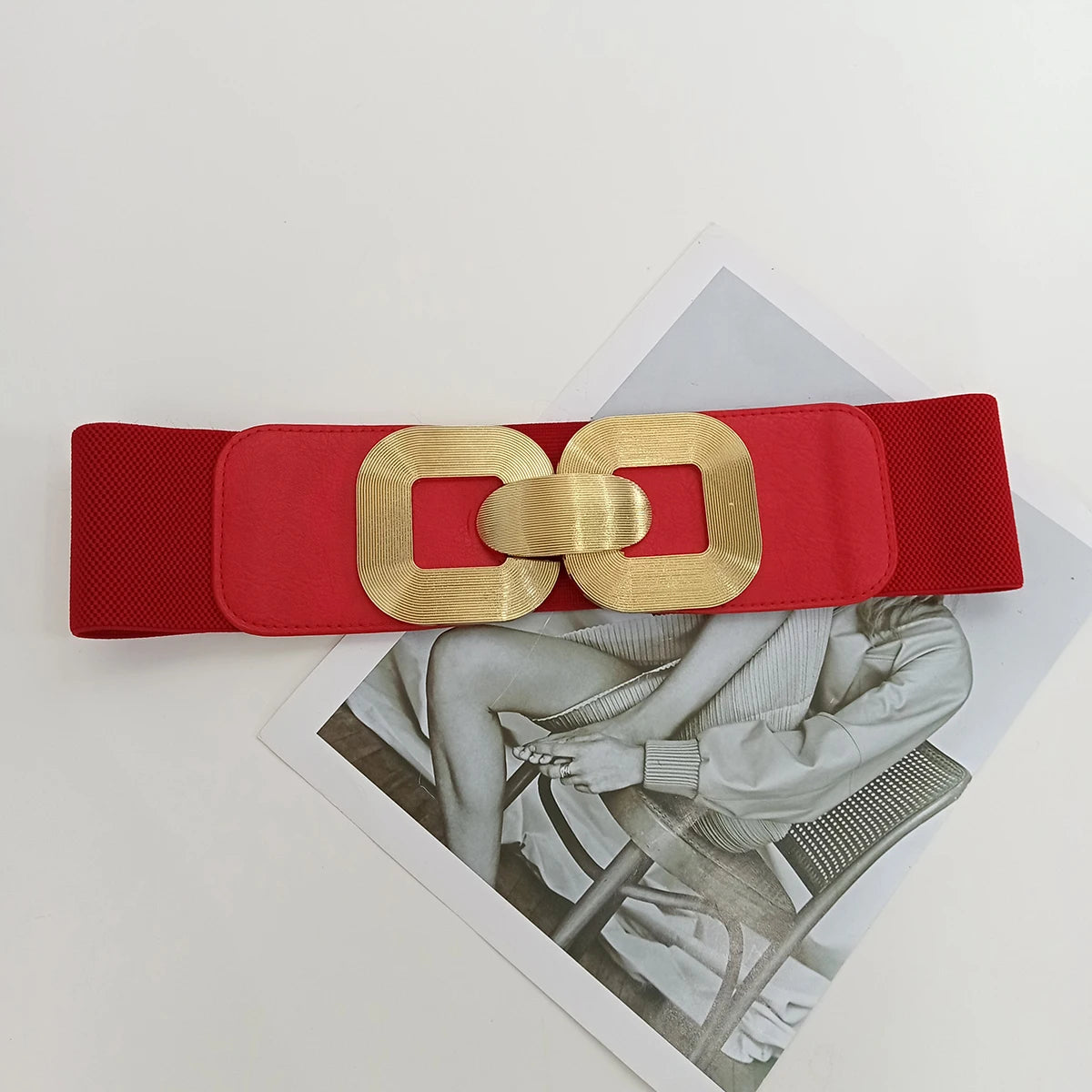 Black Plus Size Wide belt for women Girdles Elastic Cummerbunds Luxury Brands Designer Corset Belt Female Punk Gothic Belt Gold BAZAARHUBO