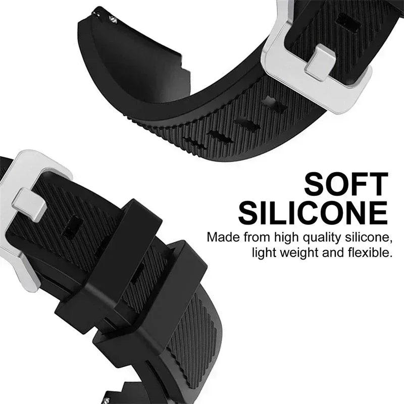 22mm Silicone Strap For New C20 Pro Smart Watch Wristband Bracelet Band For Zeblaze Btalk 3 Plus/Ares 3 Pro/Vibe 7 7 Pro 7 Lite