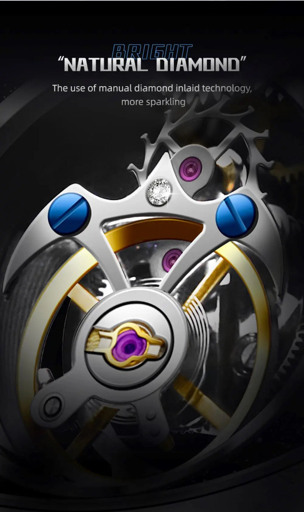 AESOP Flying Tourbillon Skeleton Mechanical Luxury Watches Waterproof Wristwatches Watch Brand For Men Movement Sapphire 2023