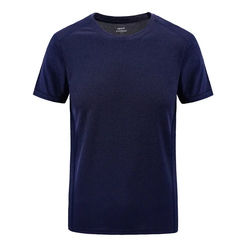 Plus Size 7XL 8XL Summer t-shirts Men Outdoor Quick Dry Sportwear Tshirts Fitness For Gym Joggers Running T-shirts Men Clothing