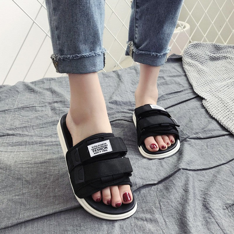 Trendy and Fashionable Sandals and Slippers 2023 Summer New Daily Outwear Slippers Couples Versatile Classic Casual Slippers