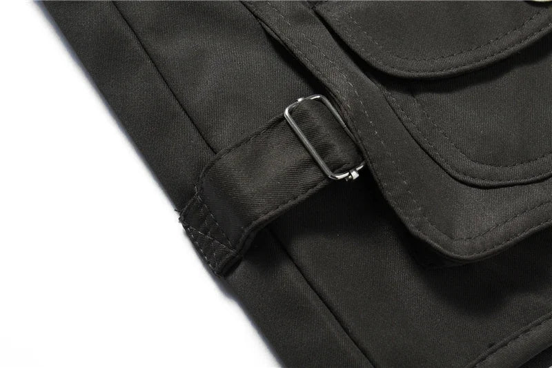 Men Large Size XL-4XL Motorcycle Casual Vest Male Multi-Pocket Tactical Fashion Waistcoats High Quality Masculino Overalls vest