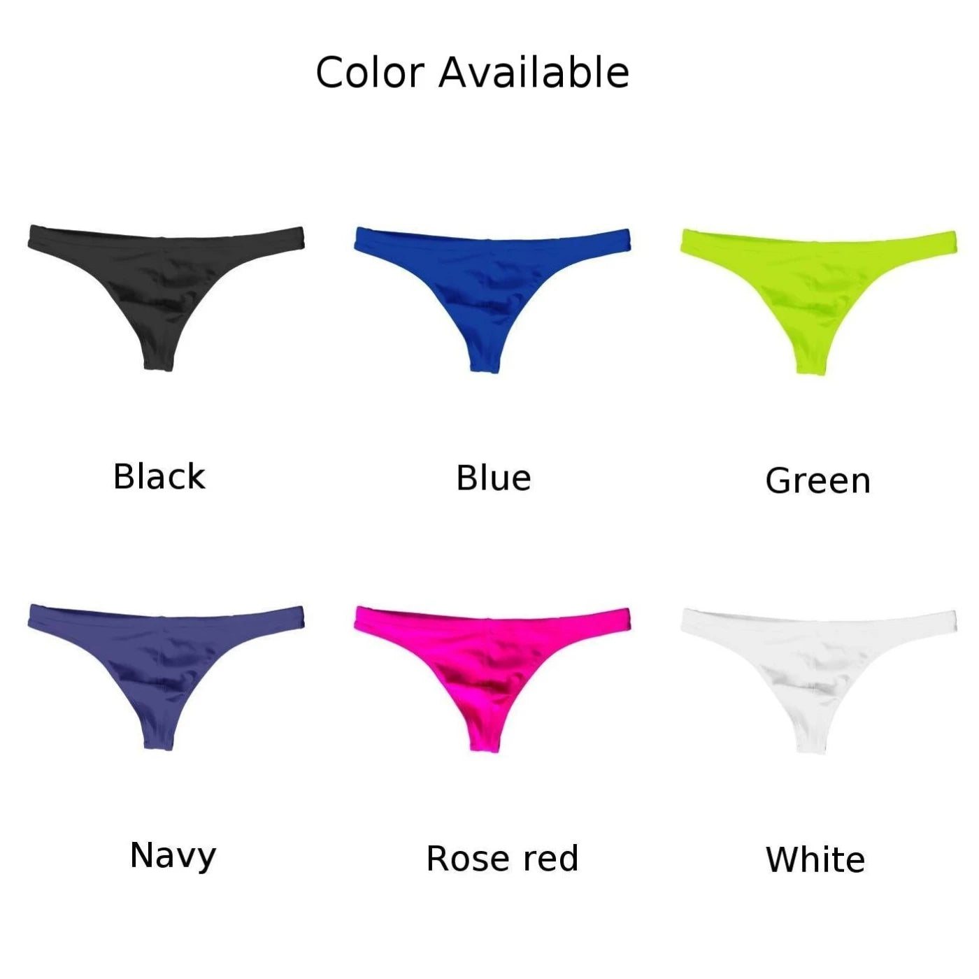 Stylish Men's Low Waist Swim Thong Beach Swimsuit Bikini Bathing Suit Swimwear Flaunt Your Fashionable Side at the Beach!