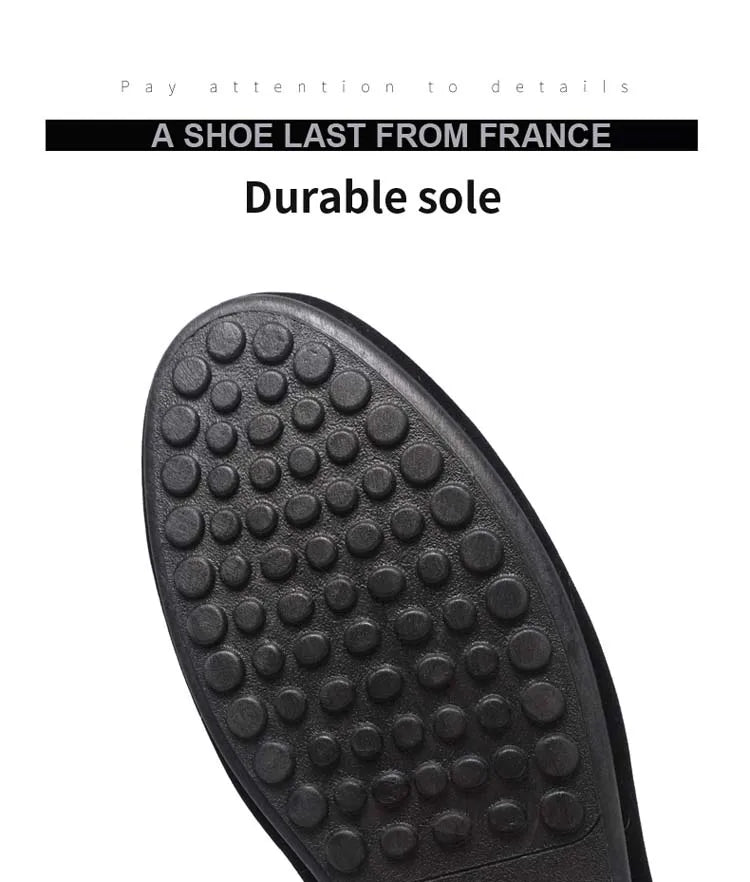Spring and Summer Men's Shoes, Low-Cut Beanie Shoes, Versatile Casual Shoes, Breathable Leather Shoes, Black Work Shoes, Slip-Ons