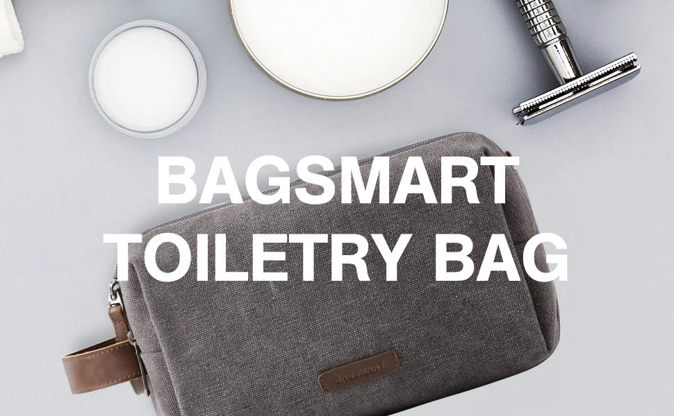 BAGSMART Toiletry Bag for Men Multifunction Outdoor Travel Cosmetic Bag Women Waterproof Makeup Bag Wash Pouch Handbag Organizer