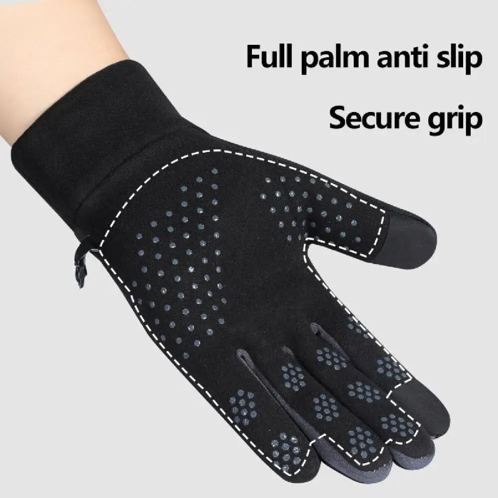 Winter Gloves Women Cycling Bike Thermal Cold Resistance Wind Waterproof Bicycle Warm Outdoor Running Skiing Mittens BAZAARHUBO