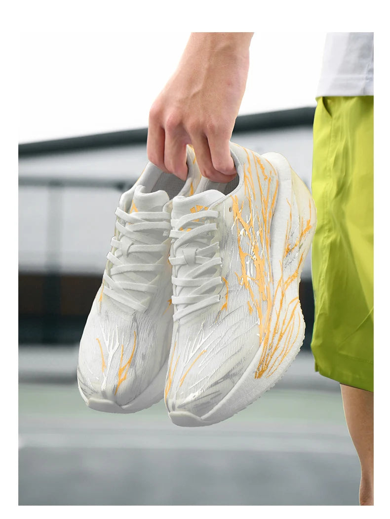 Running Shoes Carbon Board Speciality Marathon Men Sports Breathable Lightweight Women's Comfortable Athletic Nonskid Sneakers