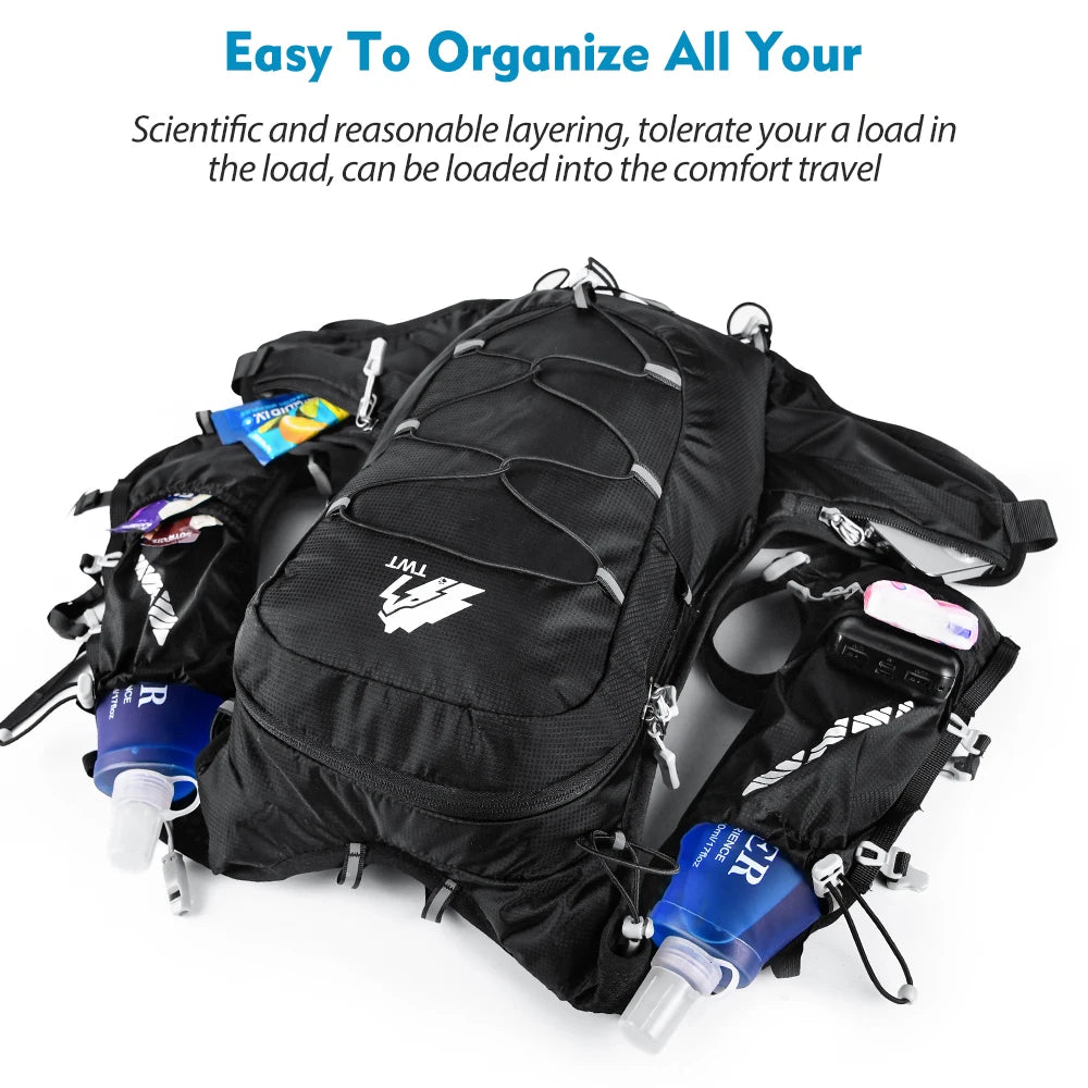 20L Ultra Lightweight Hydration Vest with 2L Water Bladder for Outdoor Hiking Cycling Marathon Outdoor Mountaineering Backpack