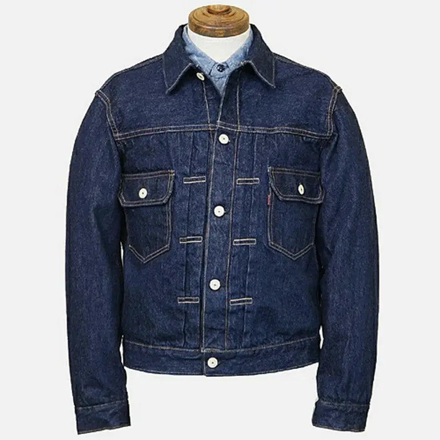 FREEWHEELERS 1951s Vintage Textured 507XX 14oz Indigo Denim Jacket