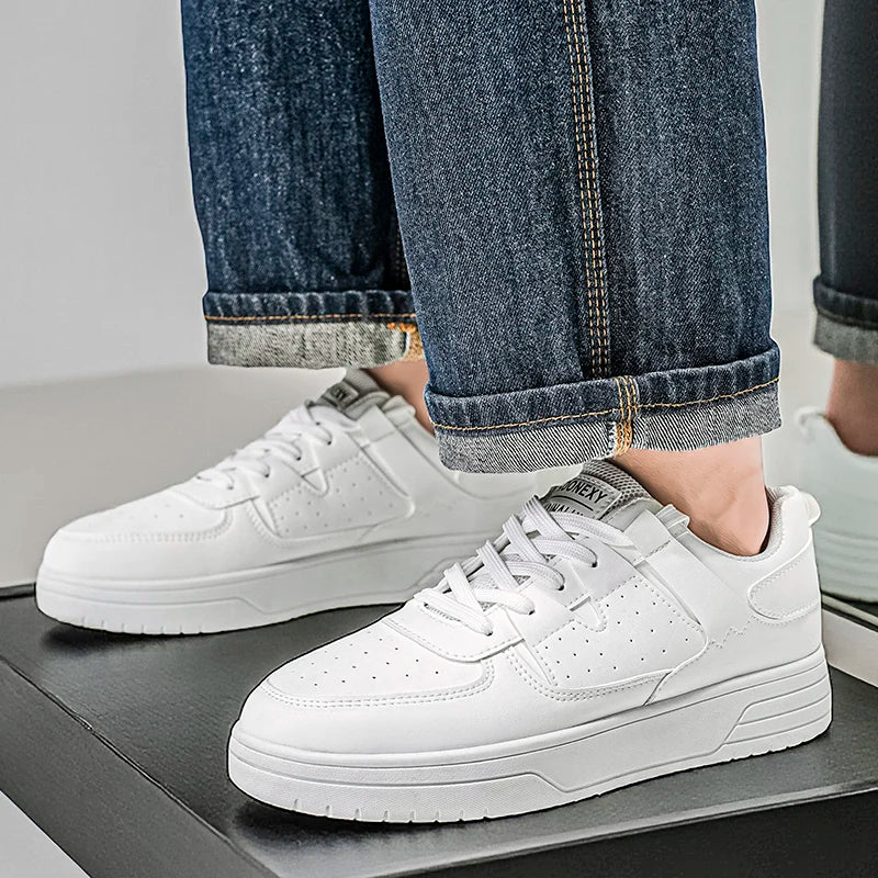 Fashionable sports shoes - skate shoes. Low-top lace-up shoes with a school style and street style, suitable for daily outdoor
