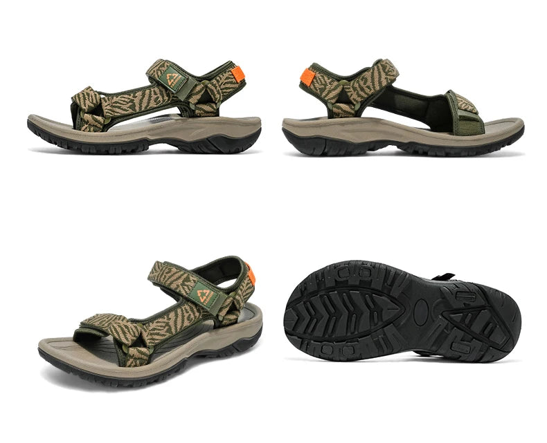 Men's Sport Sandals, Open Toe Water Sandals Waterproof Lightweight Casual Athletic Sandals for Outdoor Beach Travel Summer 40-45