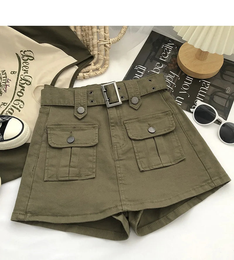 Design Sense Denim Skirt Pants Women's 2026 Summer Korean Version Hip Skirt