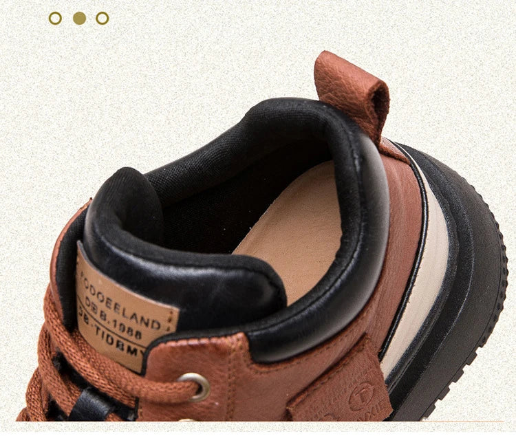 Myjyjz 4.5cm Cow Genuine Leather Women Spring Platform Wedge Flats Chunky Sneakers Lace Up Autumn Loafer Vulcanize Shoes Rubber