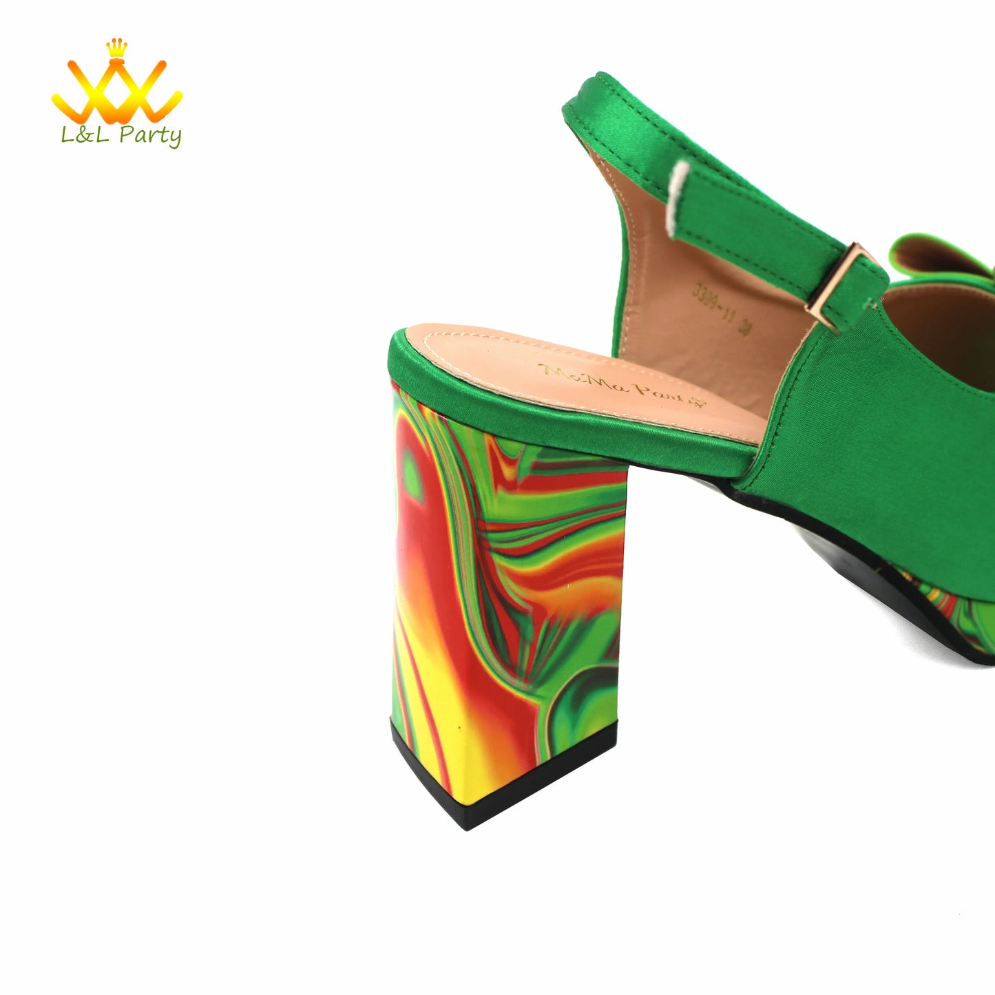 Coffee Color INS Hot Sale New Arrivals 2024 Italian Design Shoes Matching Bag Set Super High Heels Pumps for Garden Party