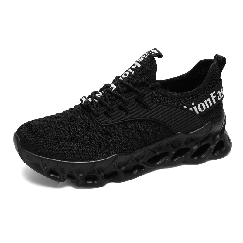YRZL Sports Men Sneakers 2025 Breathable Mesh Running Shoes Lightweight Comfortable Walking Shoes Male Casual Outdoor Footwear