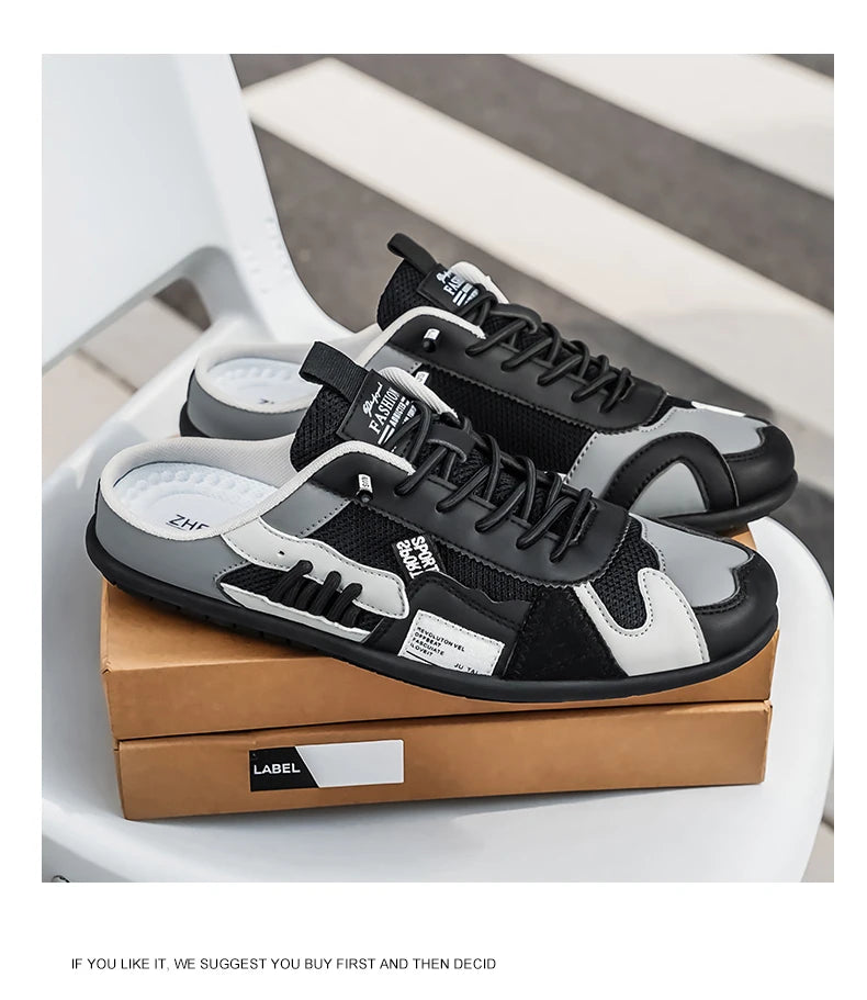 Men's Sandals, Comfortable, Lightweight, Breathable, Fashionable, Suitable for Vacation, Beach, and Casual Wear