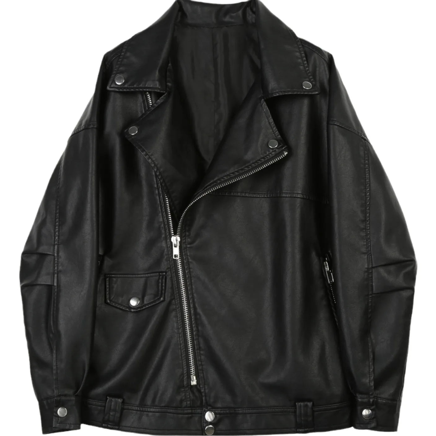 Coats Women Faux Leather Short Jackets Turn Down Collar Pu Coat Work Y2k Streetwear Jacket Zipper Outerwear Thick Warm 2026