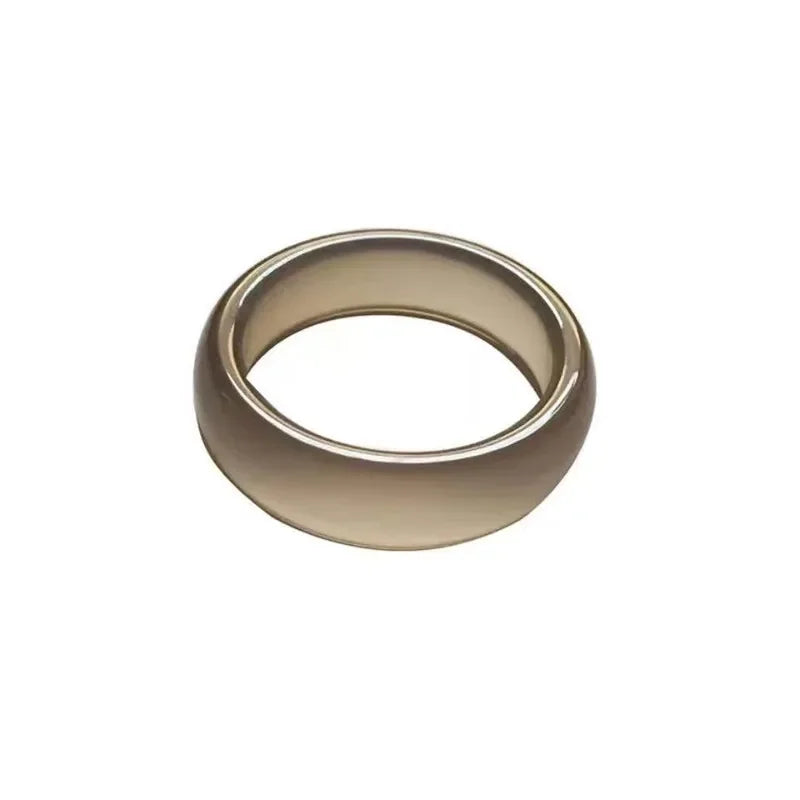 Natural chalcedony agate ring Chinese Vintage Rings for women's fashion ring fashion jewelry couple ring gift Charm Jewelry