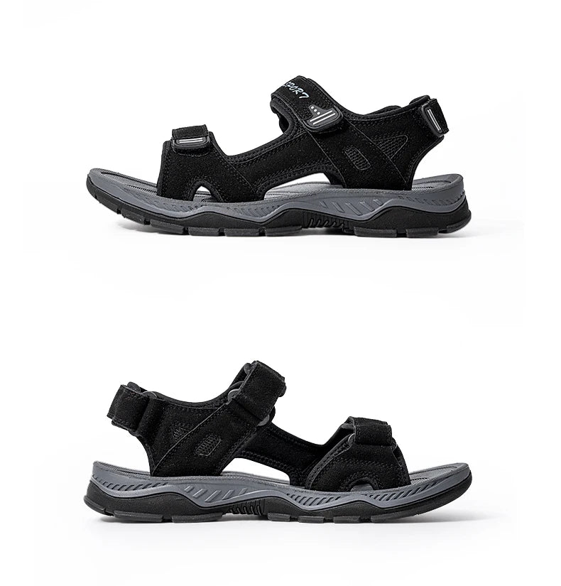 Men's Summer Beach Sandals Holiday Breathable Water Shoes Male Retro Comfortable Quick Drying Casual Sandals