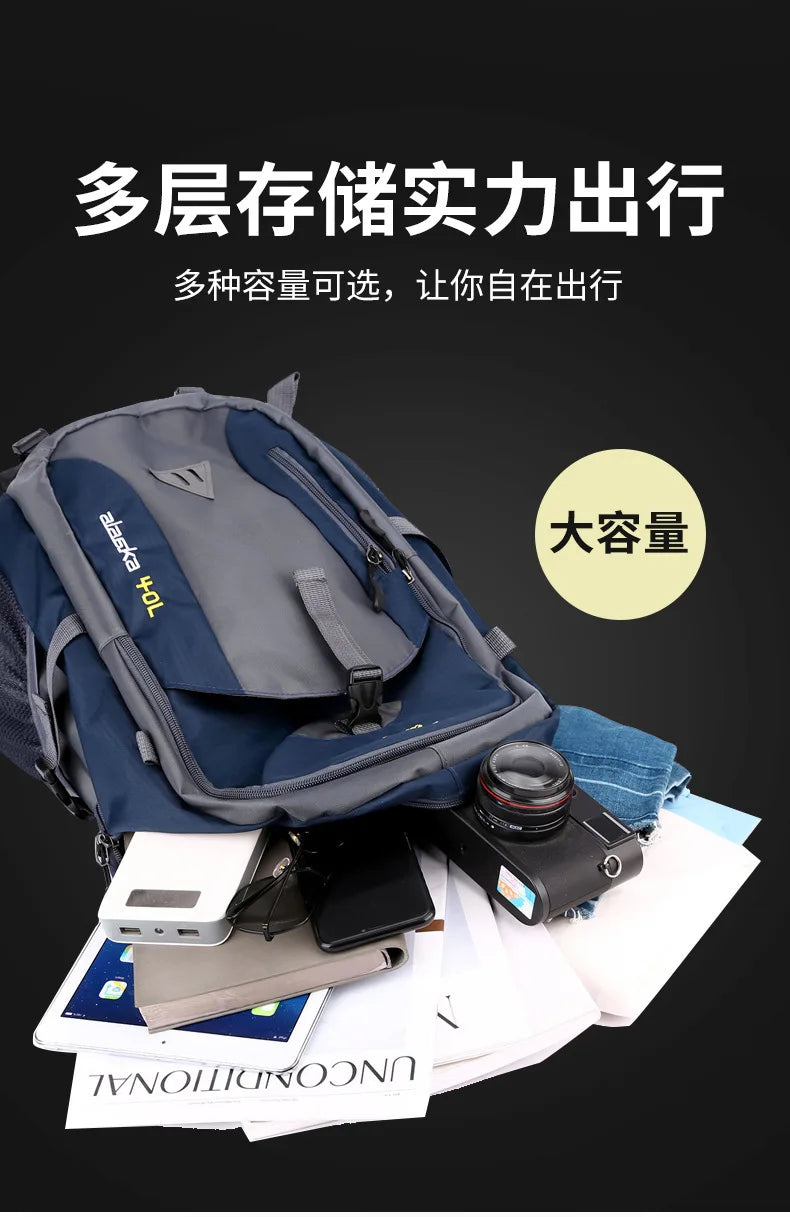 Mountaineering Bag Backpack Men And Women Fashion Computer Backpack Outdoor Travel Bag Junior High Double Shoulder Bags Gifts