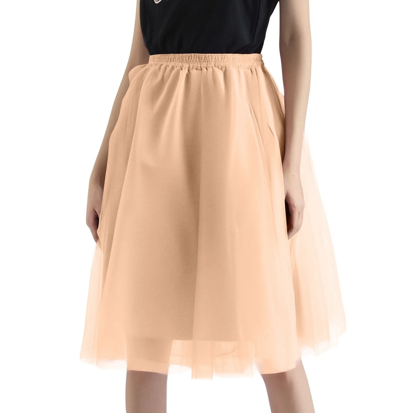 Tutu Skirt For Women 50s Skirt Retro Party Tulle Ballet Rockabilly Petticoat Underskirt Dance Dress Cosplay Mesh Skirt