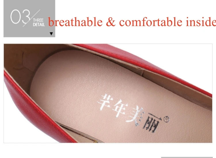 Small Size 32-43 Stilettos Pumps Women Wedding Shoes Red White 2025 Spring Shallow High Heels Shoes Ladies Platform Shoe Office