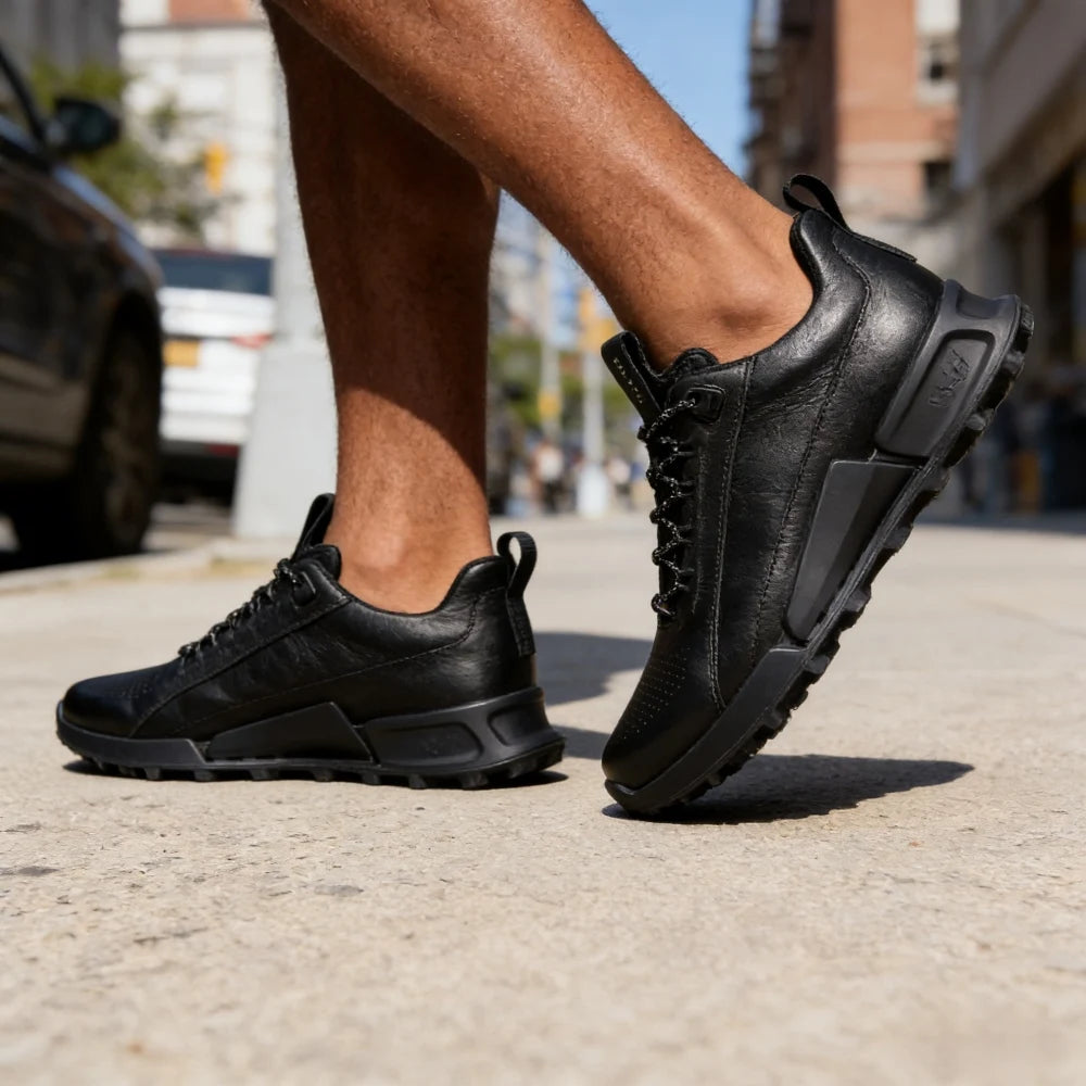 Leather Shoes Men Luxury Brands Designer Trekking Casual Sneaker Stylish Outdoor Athletic Walking Sports Business Young Menswear