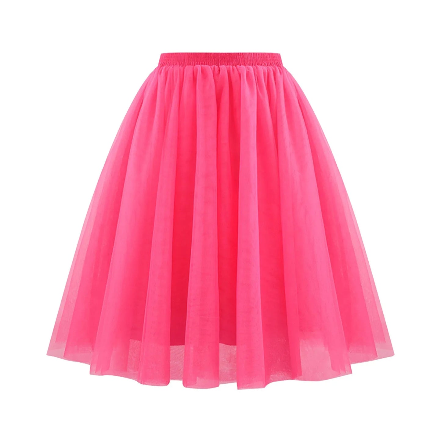 Tutu Skirt For Women 50s Skirt Retro Party Tulle Ballet Rockabilly Petticoat Underskirt Dance Dress Cosplay Mesh Skirt