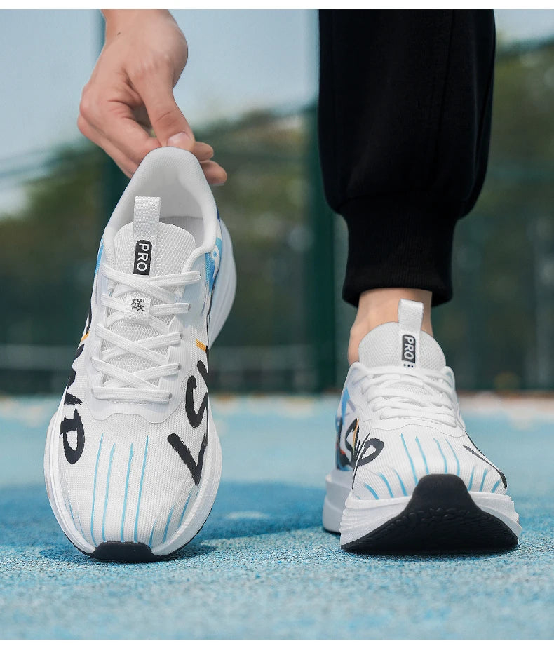 Running Shoes Original Man Carbon Plate Marathon Sports Shoes Casual Breathable Lightweight Women Comfortable Athletic Sneakers