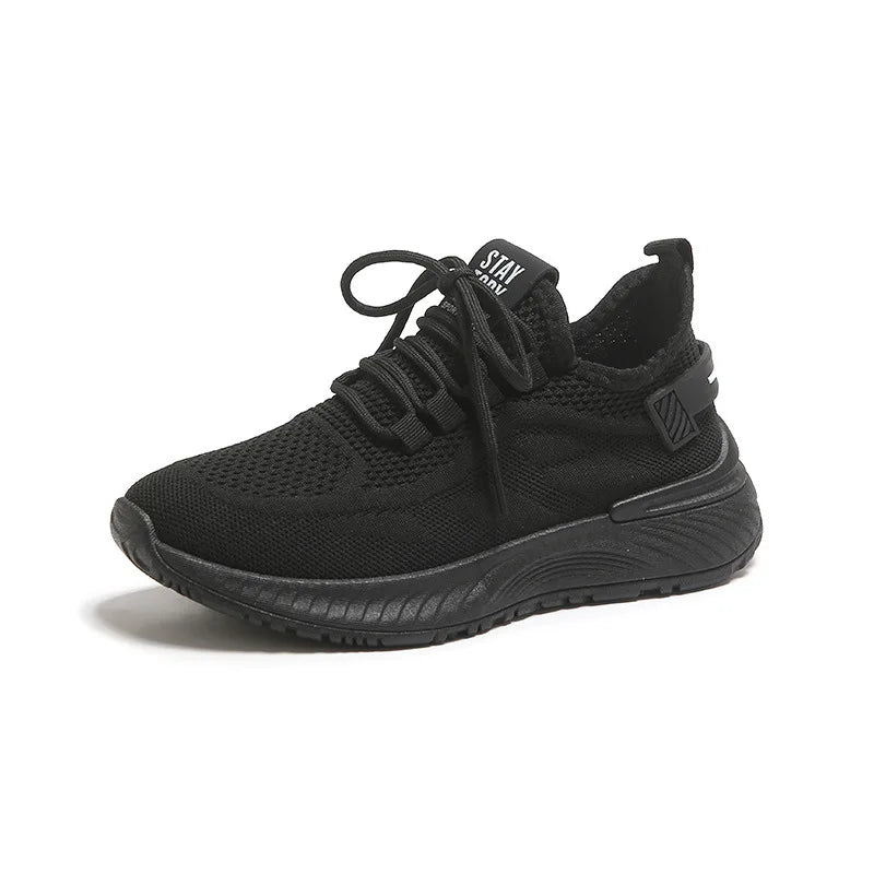 Women Sneakers New Summer Breathable Platform Mesh Shoes for Women Concise Wear-resistant Lightweight Running Women Casual Shoes