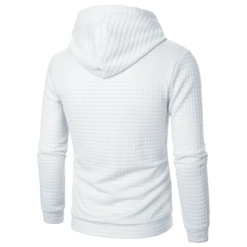 New Outdoor Men's Long Sleeve Hoodie Sweatshirts Autum Breathable Solid Color Coats Sport Streetwear Pullover Tracksuit Men