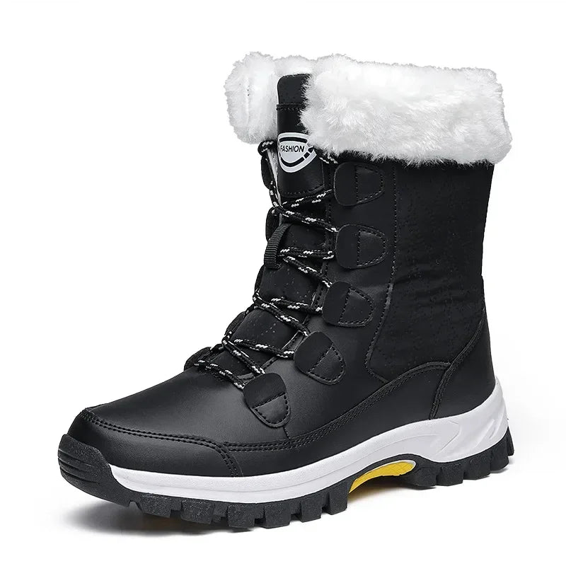 Winter New Women's Boots Plush Warm Women's Snow Boots Outdoor Non-slip Sneakers High Quality Waterproof Women Boots Botas Mujer