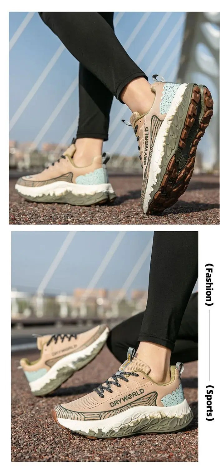 New Fashion Neutral Marathon Running Shoes Outdoor Road Lightweight Slow Running Shoes Men's and Women's Casual Walking Shoes
