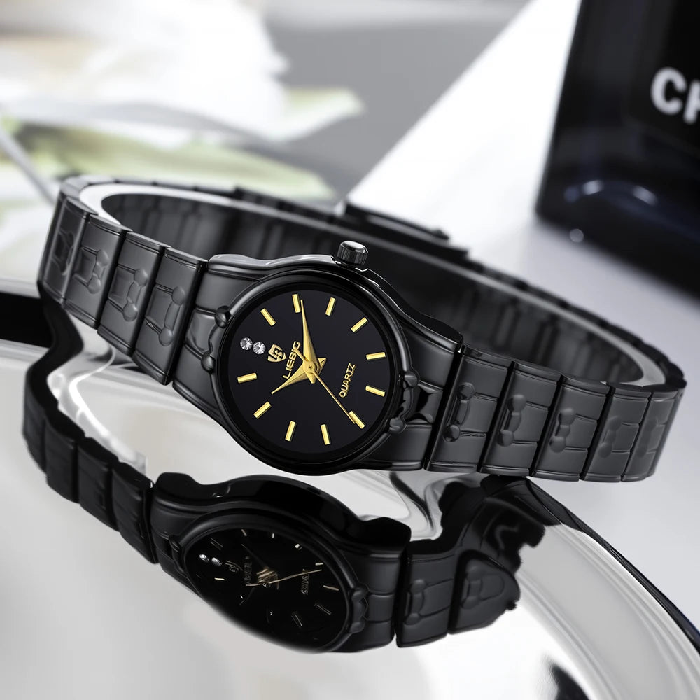 LIEBIG Fashion Quartz Women Wristwatch Female Luxury Stainless Steel Strip Original Waterproof Ladies Clock Watches Reloj Mujer