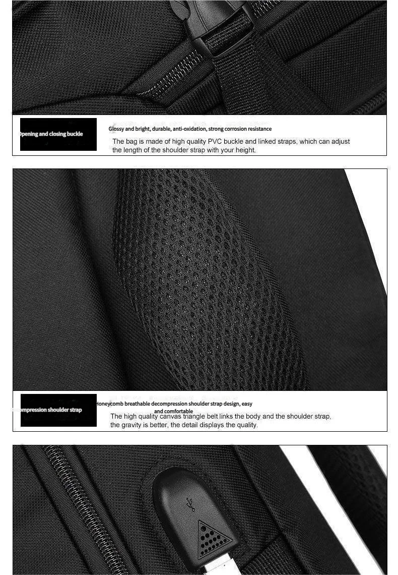 Men's and women's large-capacity trendy outdoor travel casual backpacks and schoolbags, airplane cabin backpacks