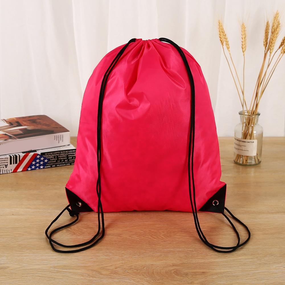 Sports Bag Folding Multifunctional Double-shoulder Braided Drawstring Backpack Bag