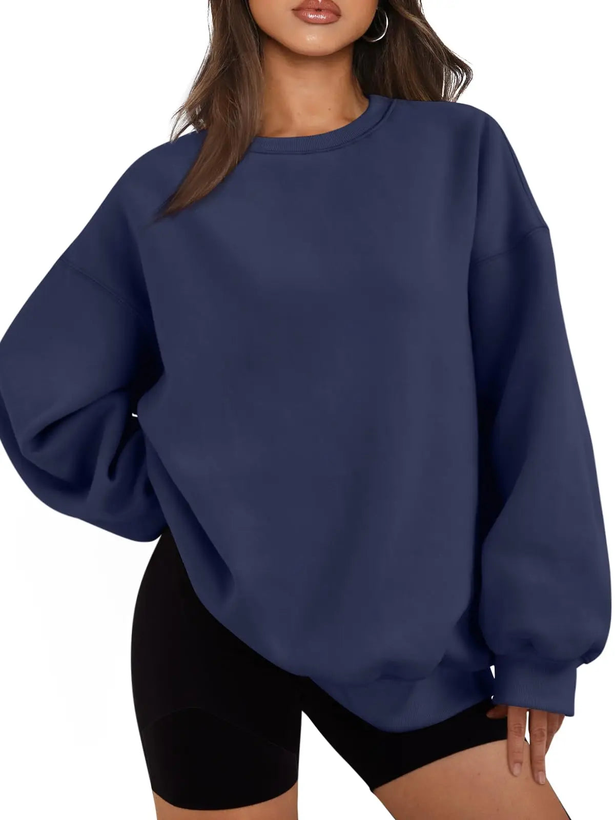 Oversized Cotton Hoodie Women Fleece Sweatshirt Casual Autumn Winter Pullover