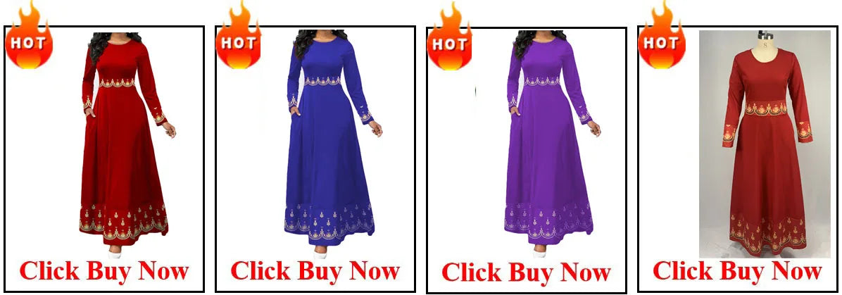 Customized New Fashion Print African Dresses for Women Dashiki Autumn Style Ankara Clothes Africa Dress Ladies Robe Africaine Fe