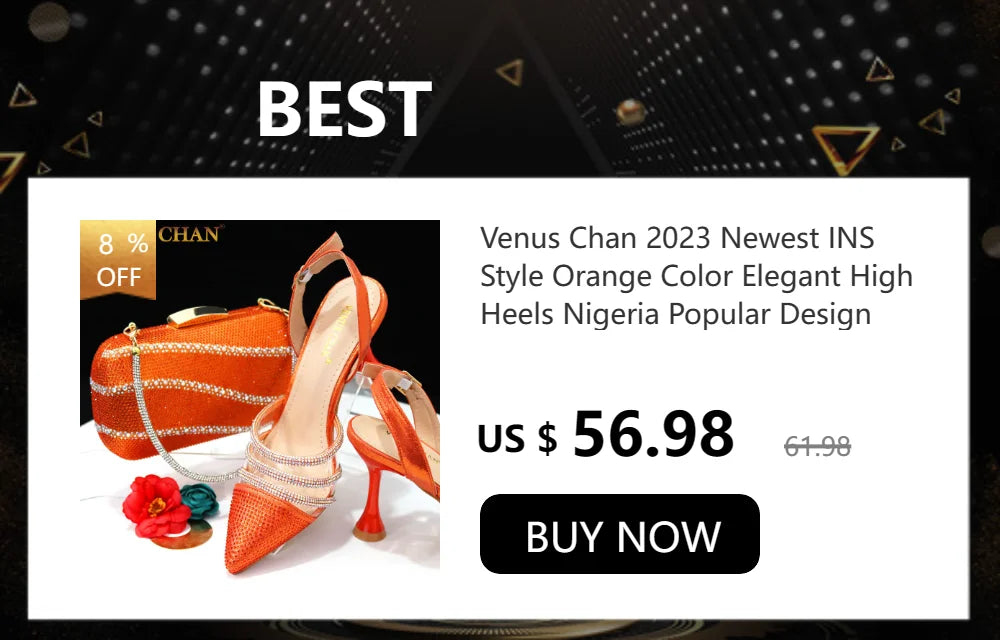 African Fachion Evening Shoes And Matching Bags Italian Design Ladies Diamond Bag High-Heeled Pointed Toe Women's Shoes