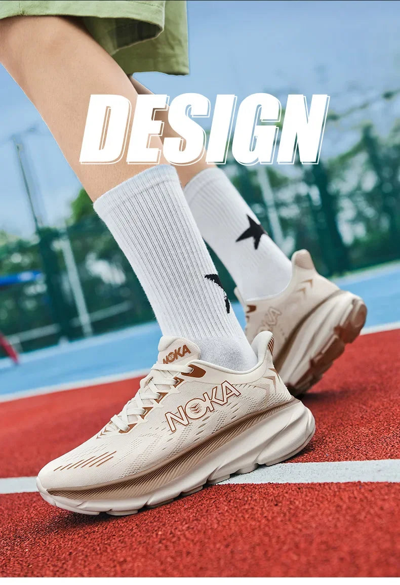 Men Sports Running Shoes Breathable Lightweight Men Comfortable Athletic Nonskid Sneakers