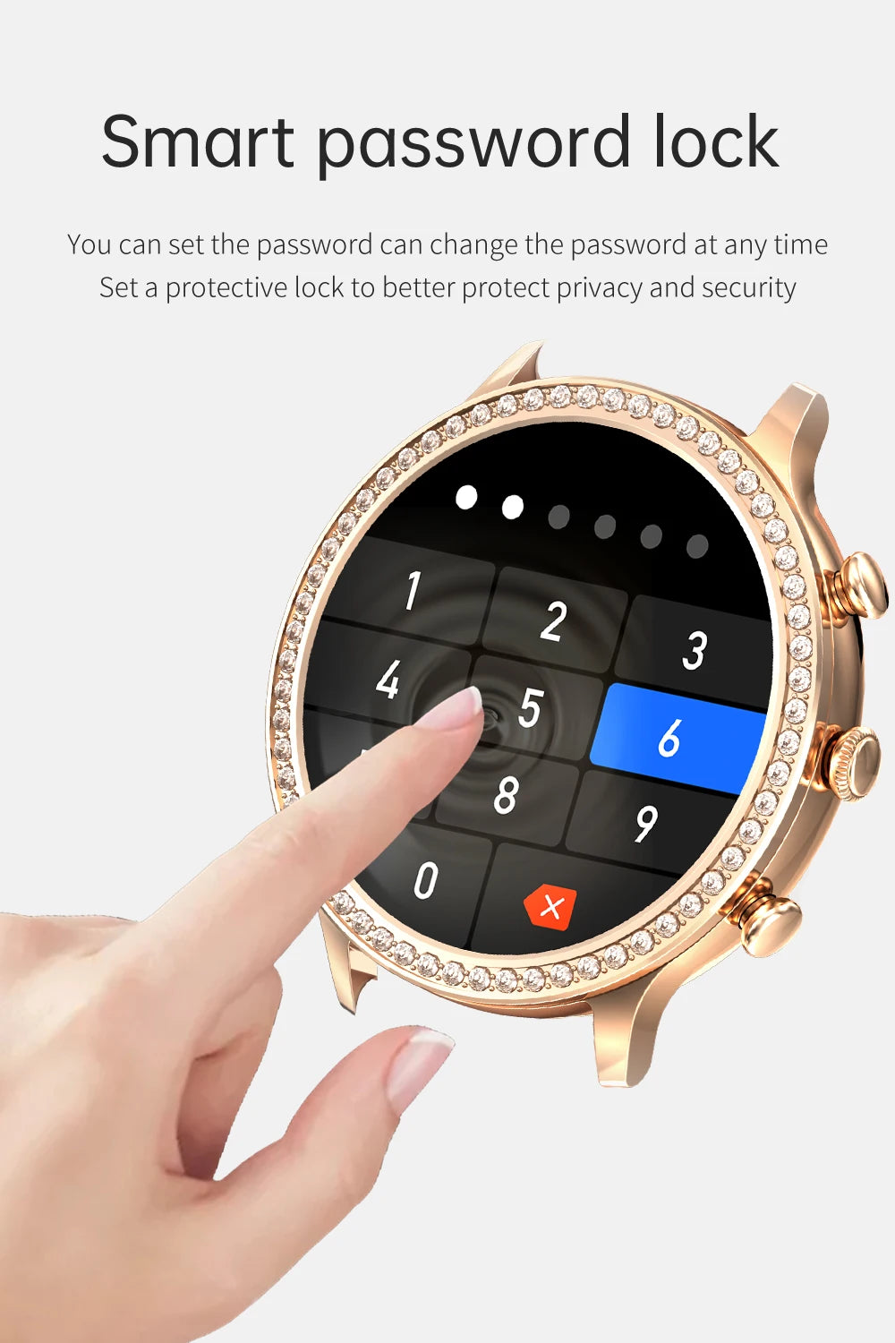 SmartWatch Women Bluetooth Call Smart Watches HD Large Screen Watches Multi-sport Mode Heart Rate Monitoring Strong Battery Life