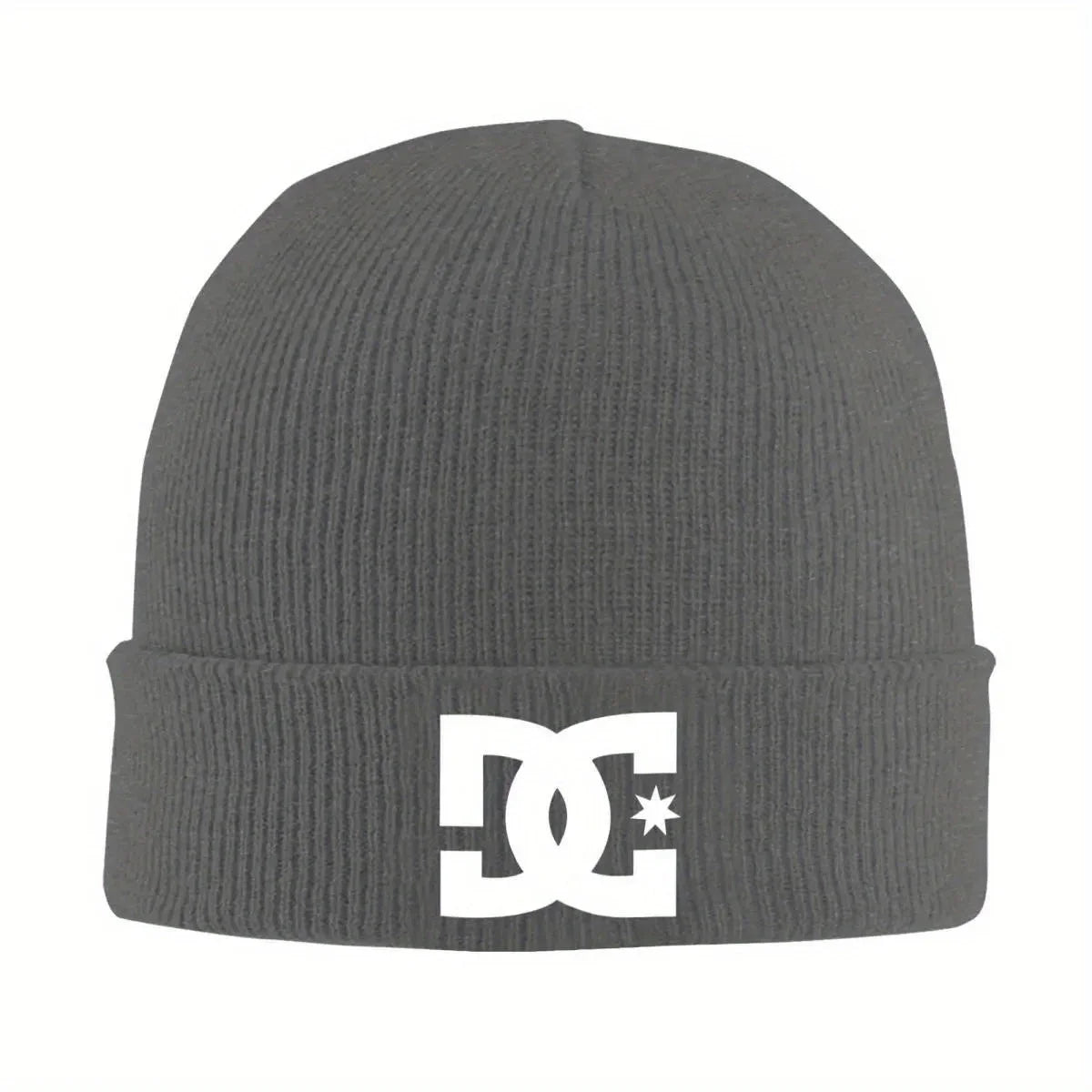 DC Shoe Co Warm Knitted Cap Fashion Bonnet Hat Autumn Winter Outdoor Beanies Hats for Unisex Adult BAZAARHUBO