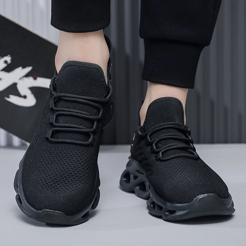 Plus Big Size 49 50 51 52 Men Mesh Sneakers Shock Absorbing Running Shoes Breathable Casual Walking Athletic Sports Trainers