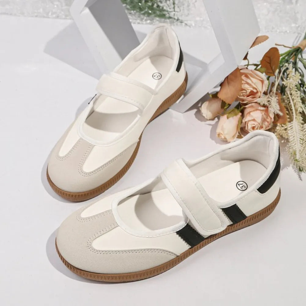 Women Sneakers 2026 New Fashion Solid Shallow Designer Shoes Spring Autumn Soft Soled Loafers Comfort Casual Female Sports Shoes