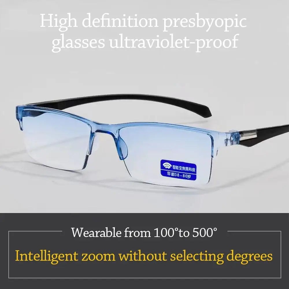 New Autofocus Power Anti-Blue Light Reading Glasses Near Far Smart Hyperopia Glasses Eye Protection Optical Spectacle Eyeglass BAZAARHUBO