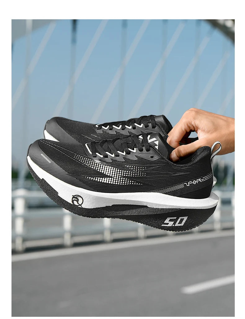 Running Shoes Carbon Board Speciality Marathon Men Sports Breathable Lightweight Women's Comfortable Athletic Nonskid Sneakers