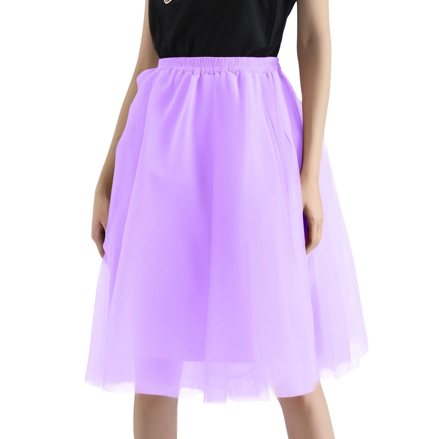 Tutu Skirt For Women 50s Skirt Retro Party Tulle Ballet Rockabilly Petticoat Underskirt Dance Dress Cosplay Mesh Skirt